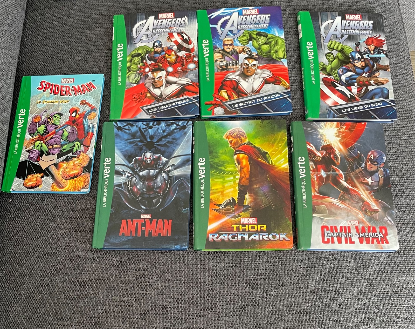 La Bibliothèque Verte Marvel