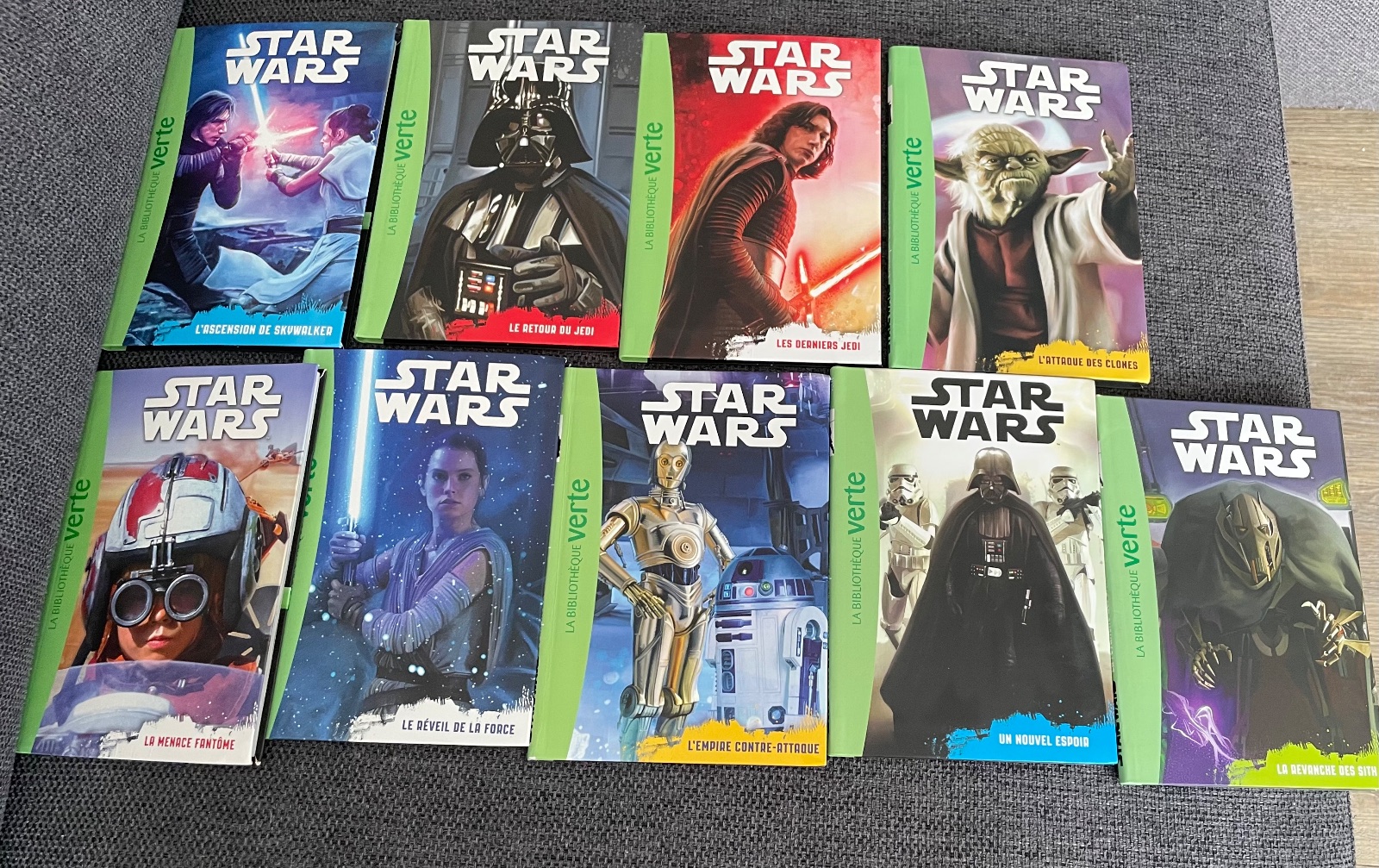 La bibliothèque verte Star wars